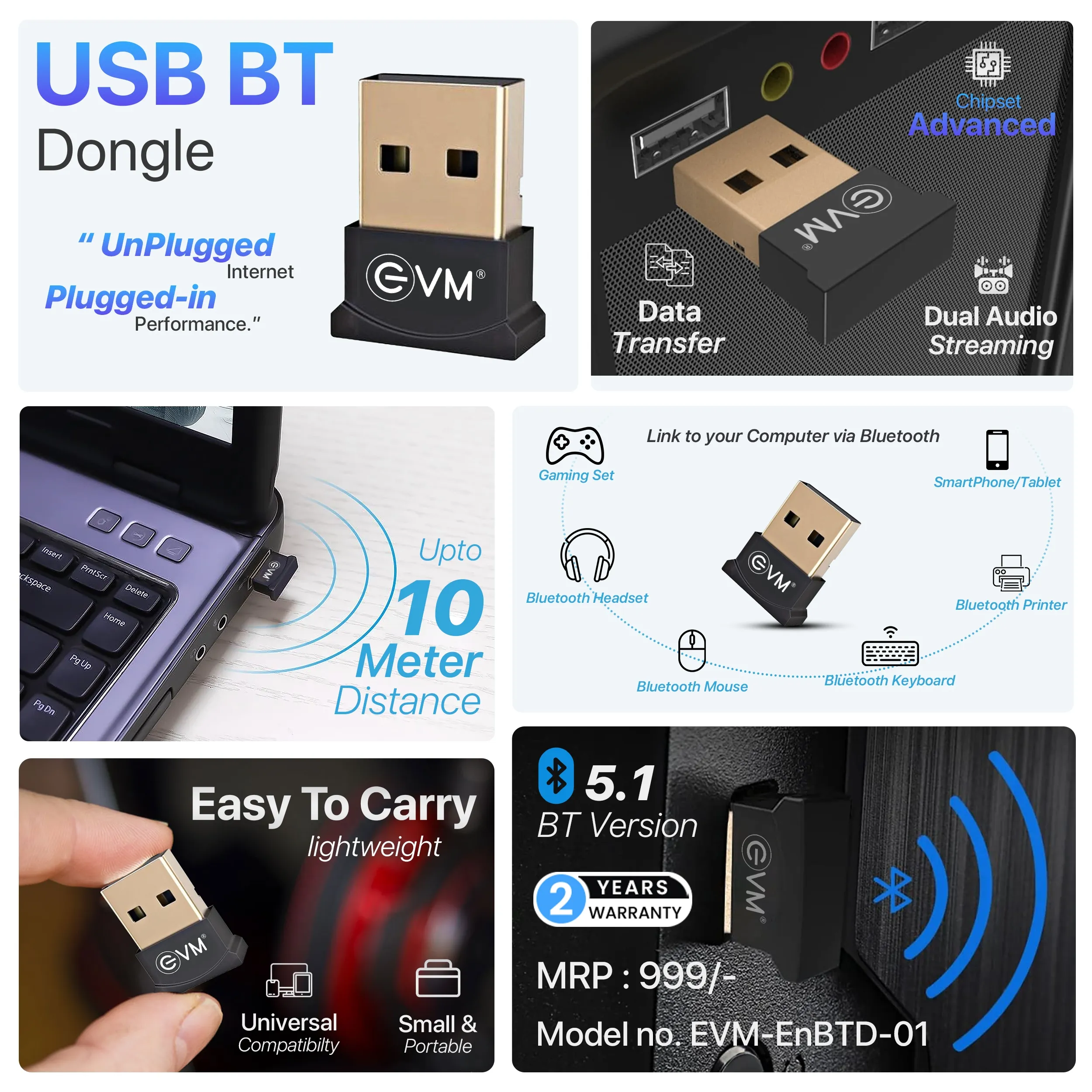 EVM Usb Bluetooth Dongle (ENBTD-01) view 5
